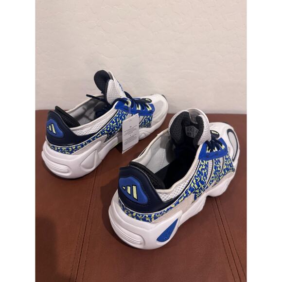 Adidas FYW S-97 Men’s Shoes White Blue Neon FYW Salvation Retro Runner EQT – NWT - Picture 3 of 9